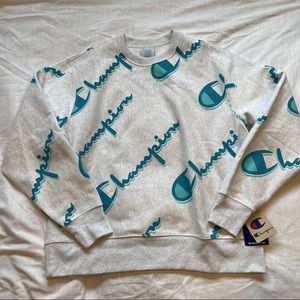 Champion reverse wave logo crew neck